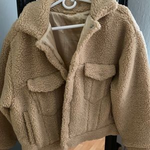 Over Sized Fuzzy Jacket